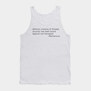 Cross threaded Haiku Tank Top